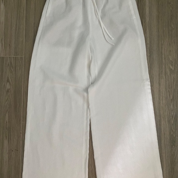 Aritzia Wilfred Lodge Linen Pant (XS, White) - Picture 3 of 6